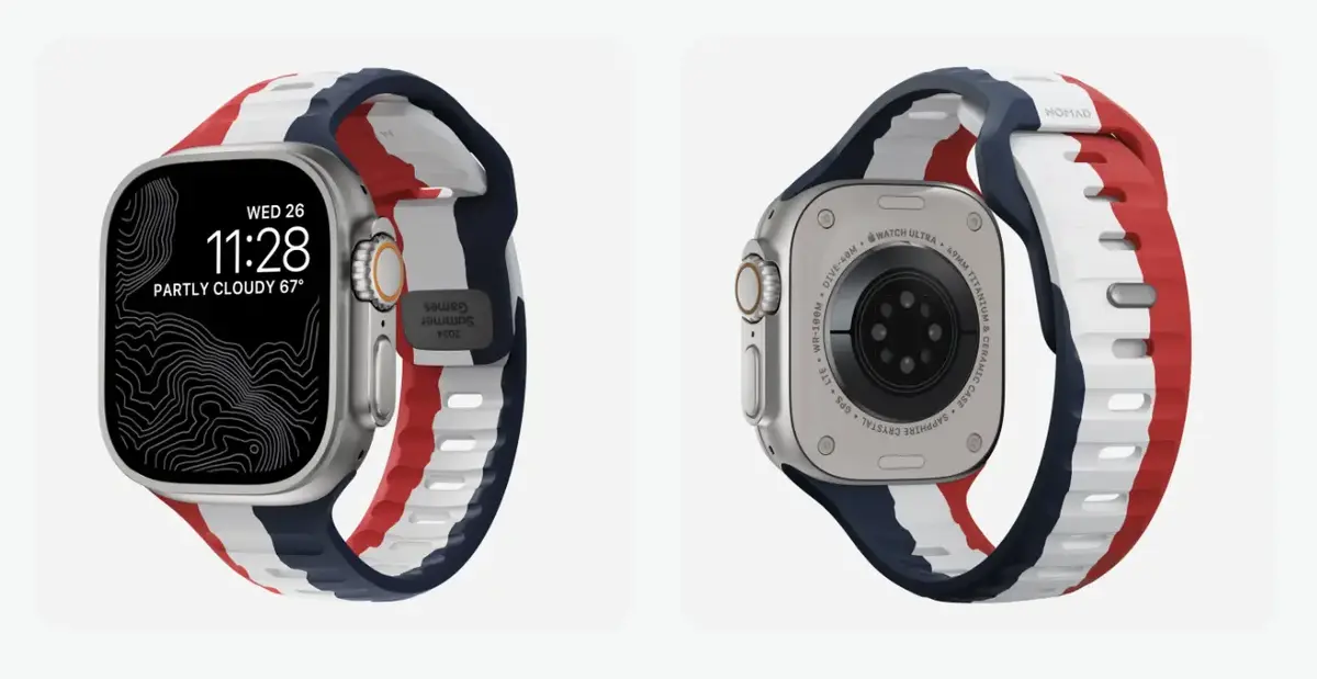 Le bracelet Nomad JO 2024 pour Apple Watch est disponible chez Band-Band !