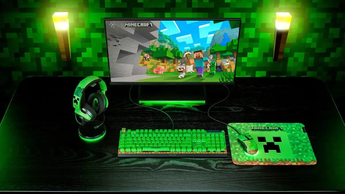 Razer X Minecraft：官方许可外围设备的集合