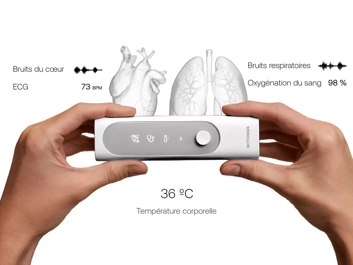 Withings dévoile un dispositif pour faire son checkup santé à domicile #CES2024