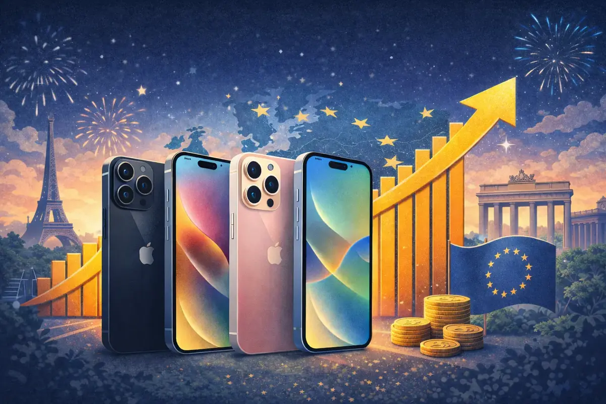 Apple ventes record Europe 2025