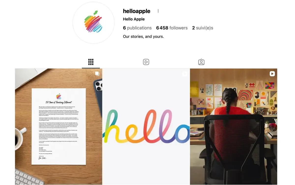Et un nouveau compte Instagram&nbsp;!