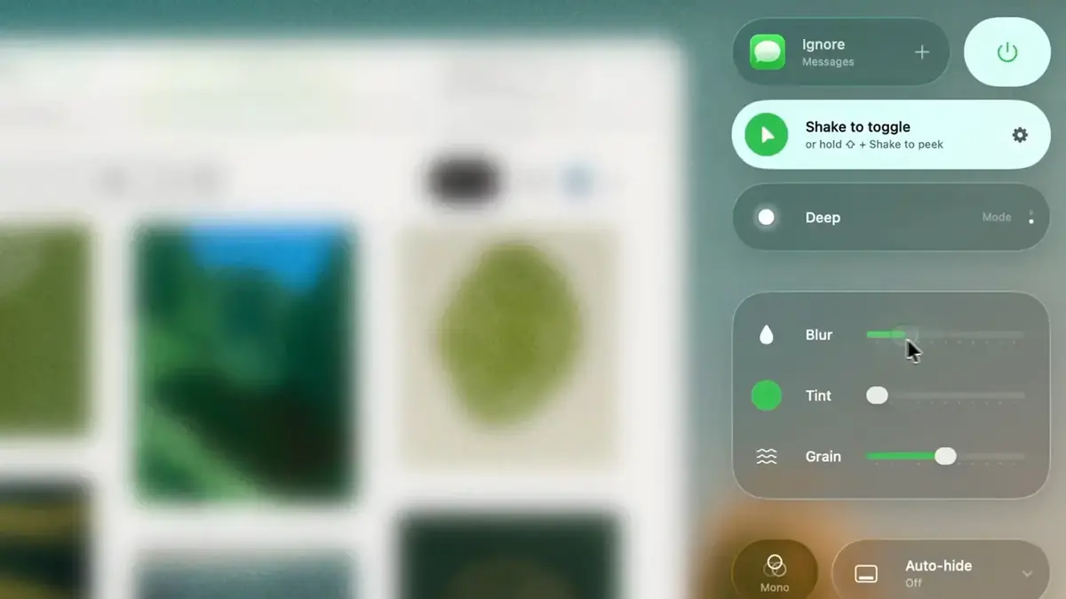 L&rsquo;app Mac du jour&nbsp;: Monocle, le flou qui vous aide &agrave; voir vos fen&ecirc;tres