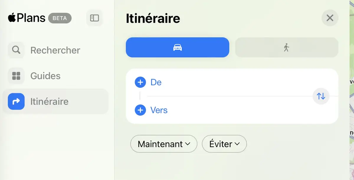 Look Around est disponible sur la version web d'Apple Plans (et en français)