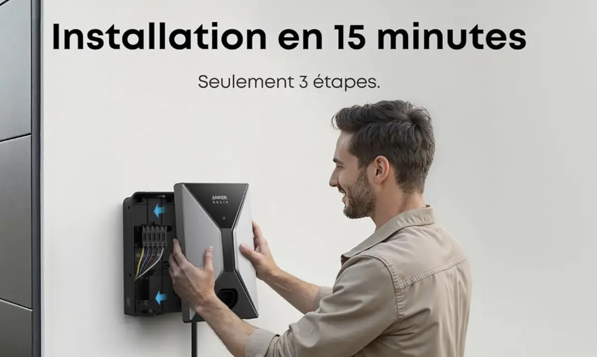Anker lance son premier chargeur pour véhicules électriques : l'Anker SOLIX V1