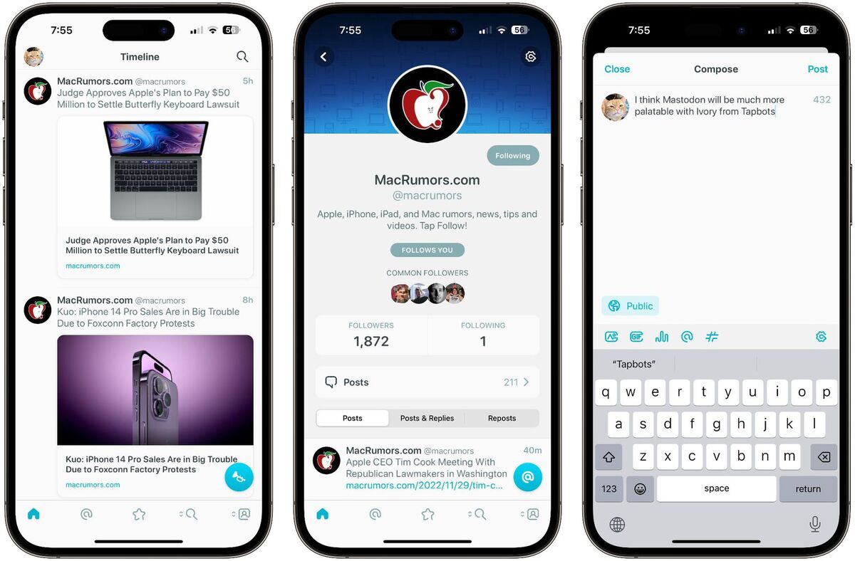 Face aux incertitudes d’Elon Musk, Tapbots (TweetBot) prépare un client pour Mastodon