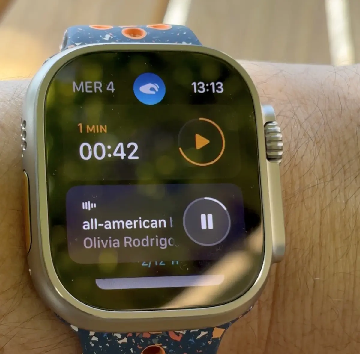 Test : toucher deux fois de l'Apple Watch Ultra 2