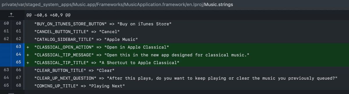 iOS 15.5 : Apple Classical, Wallet, iTunes Pass, SportsKit