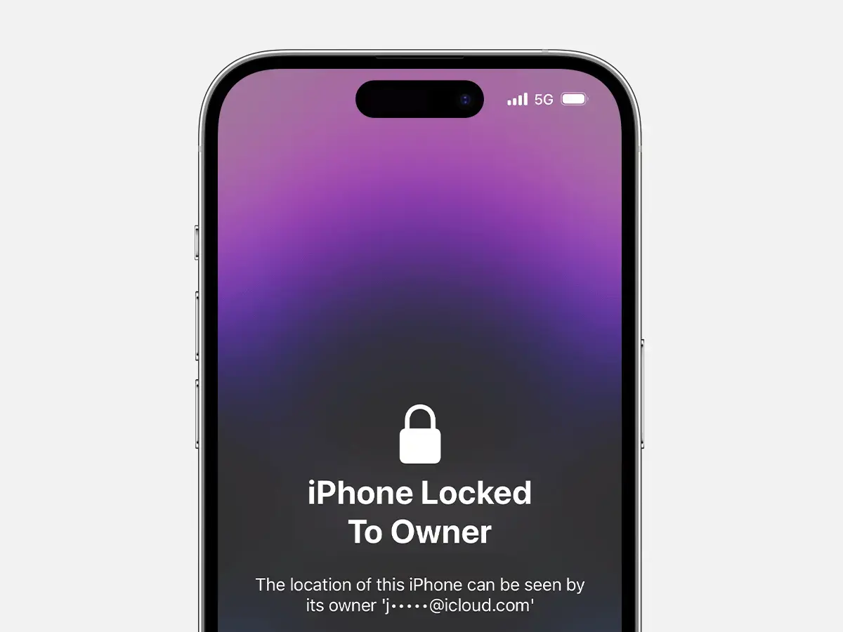 Activation Lock iPhone RC iOS 18