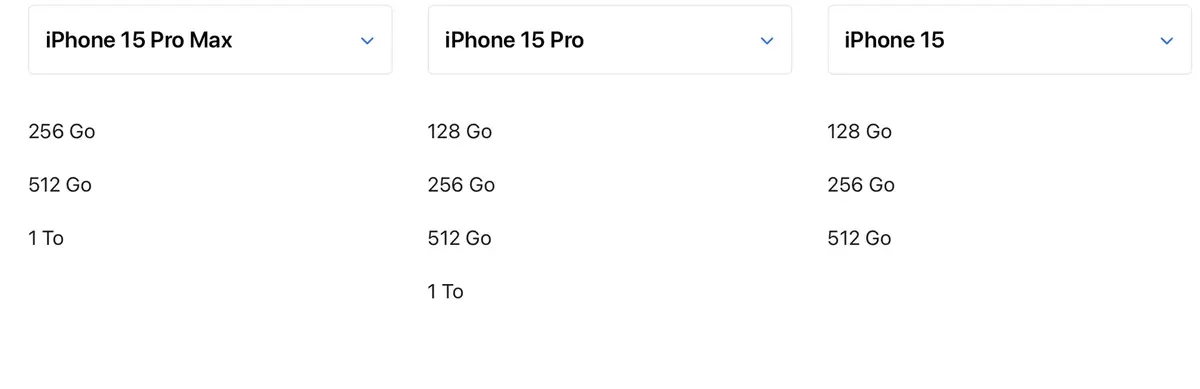 Du stockage moins performant pour les iPhone 16 Pro 1To ?