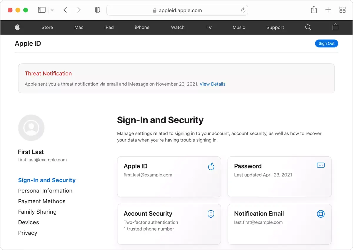 Apple enverra des "notifications de menace" en cas de piratage ciblé (Apple ID, email, iMessage)