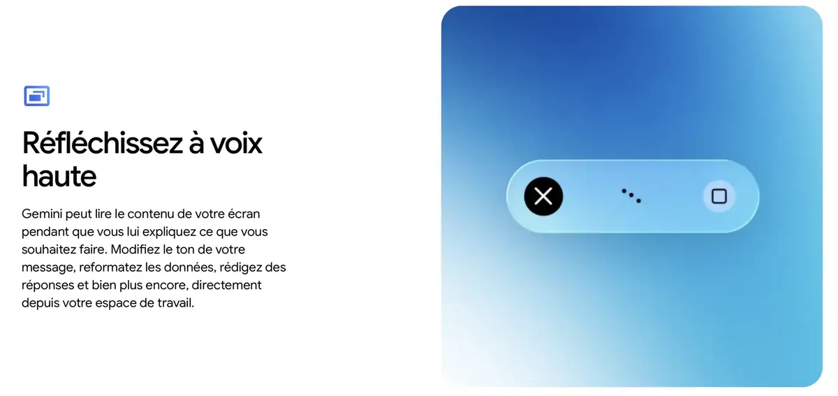 Gemini pour Mac gagne une commande vocale capable d&rsquo;agir dans toutes les applications