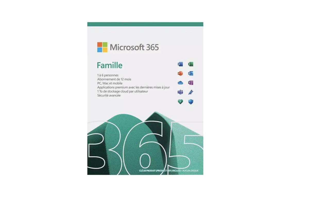 Black Friday : un an de Microsoft 365 Famille (6 postes) à 49€ (-33%), 27 mois à 92€