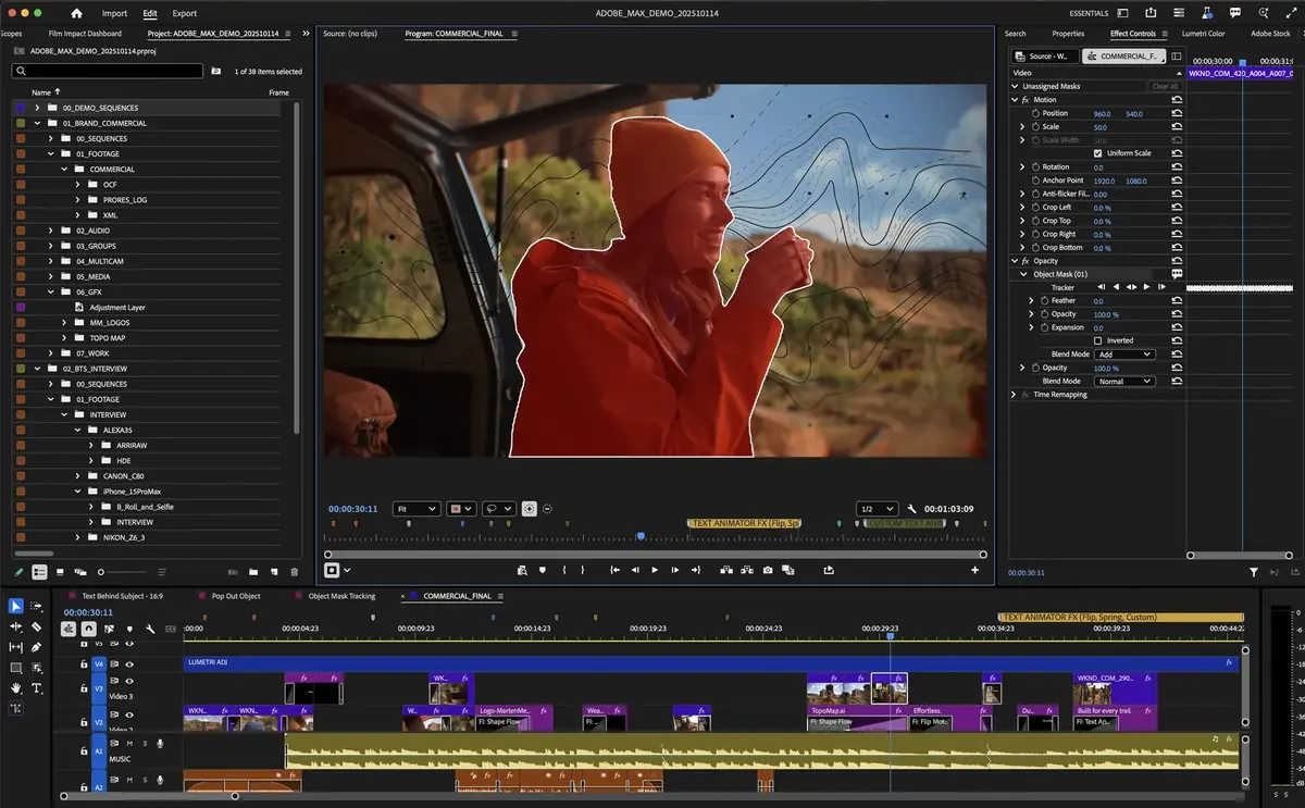 Adobe booste Premiere Pro et Firefly &agrave; l'IA&nbsp;: ce qui change pour le montage vid&eacute;o