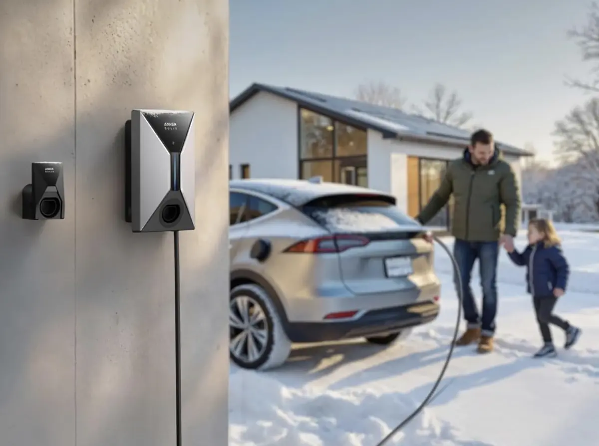 Anker lance son premier chargeur pour véhicules électriques : l'Anker SOLIX V1