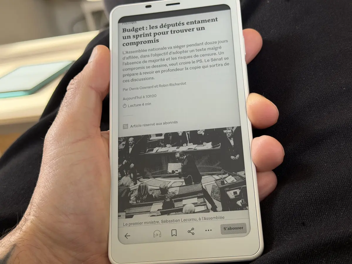 Pour lire la presse, c'est top