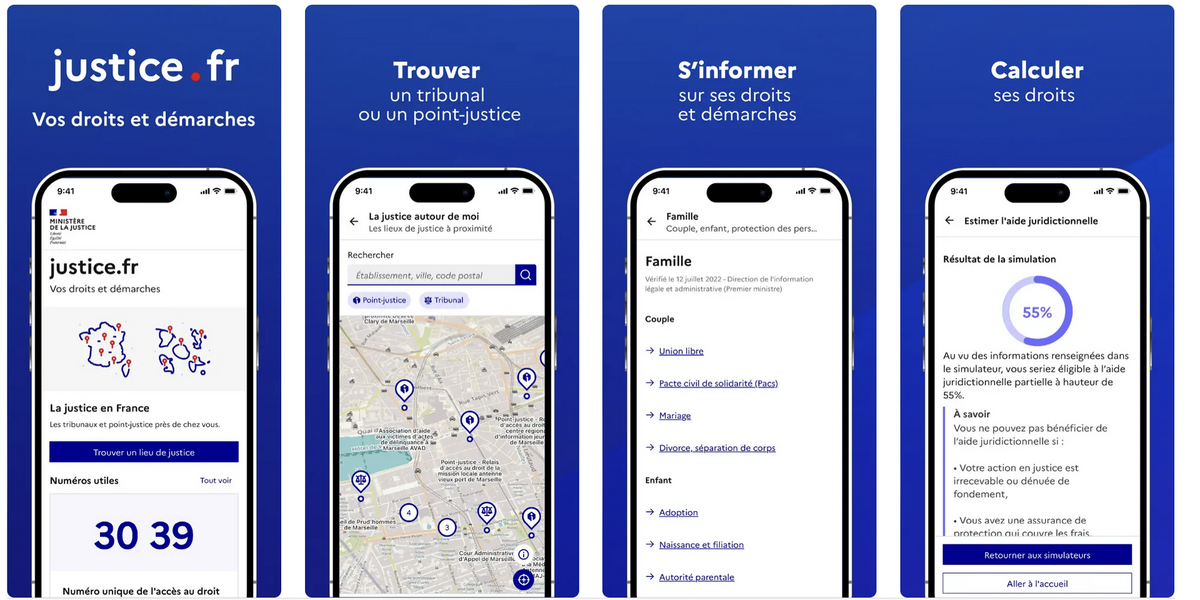 Lancement de l'app Justice.fr pour simplifier l'accès à la justice