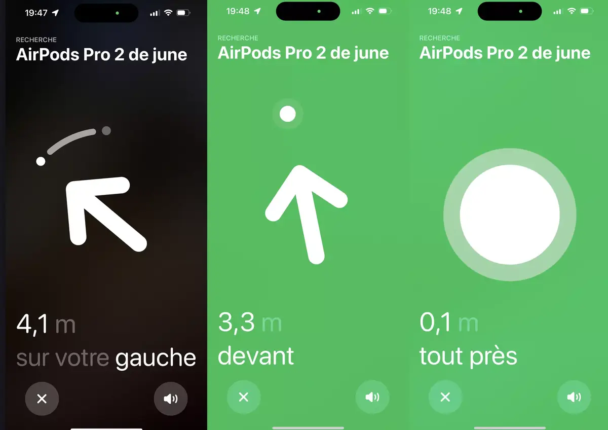 AirPods Pro 2 : comment utiliser la localisation précise