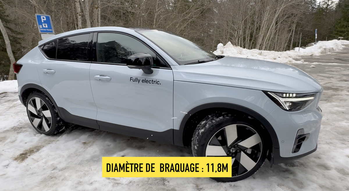 Essai Volvo C40 Recharge 2024 dans les Alpes suisses : enfin une autonomie correcte ?