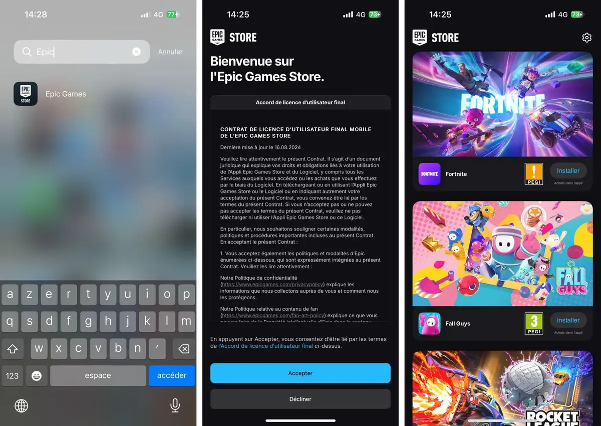 L’App Store d’Epic a ouvert ! Comment installer Fortnite sur l'iPhone ?