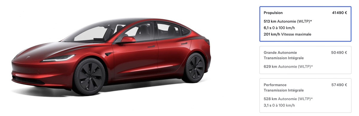 La Tesla Model 3 plus chère en Europe, BYD en embuscade