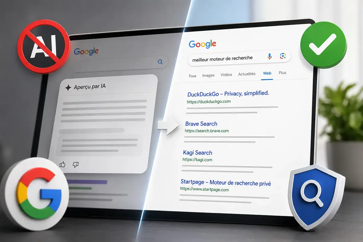 Marre des r&eacute;ponses IA de Google&nbsp;? Voila comment s&rsquo;en d&eacute;barrasser&nbsp;!