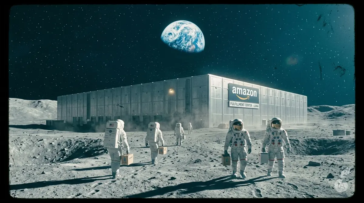 Base sur la lune&nbsp;: Jeff Bezos veut transformer la poussi&egrave;re lunaire en oxyg&egrave;ne&nbsp;!