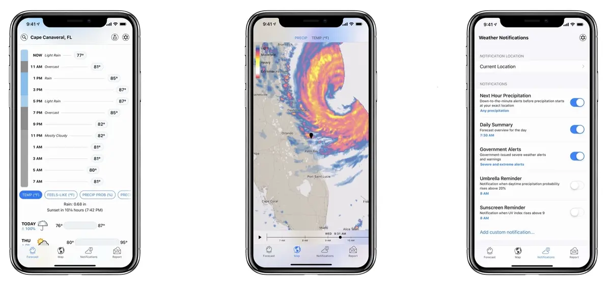 Apple fermera totalement DarkSky en 2023