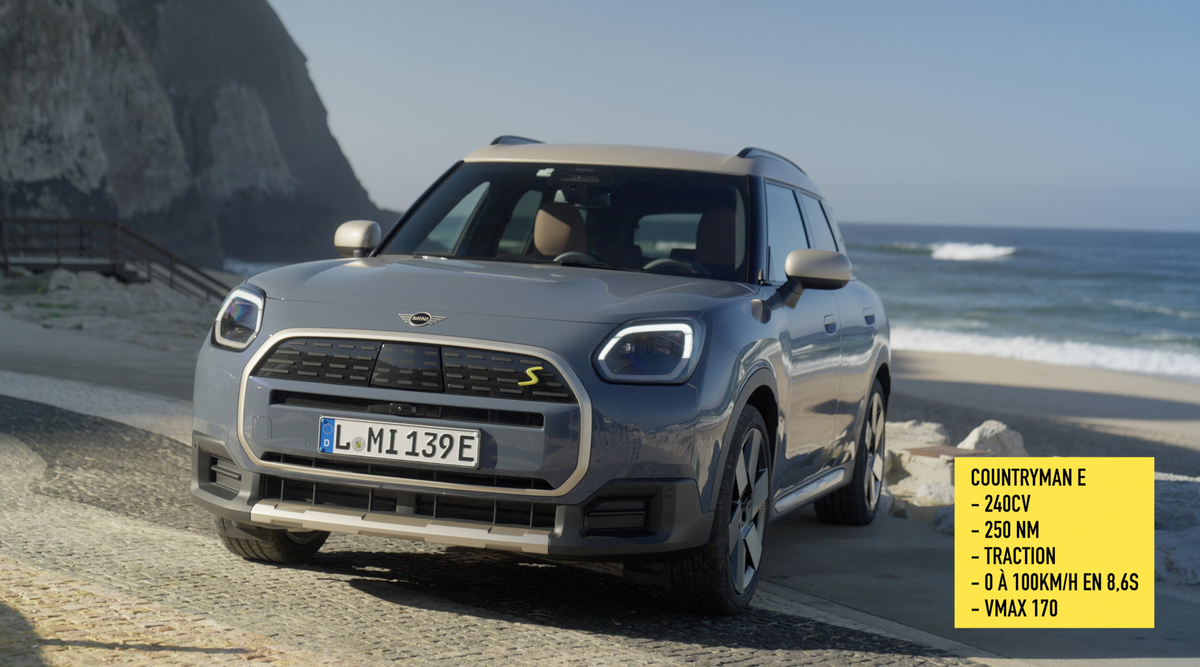 Essai Mini Countryman 2024 : électrique, CarKey, écran rond, conduite autonome... la révolution !