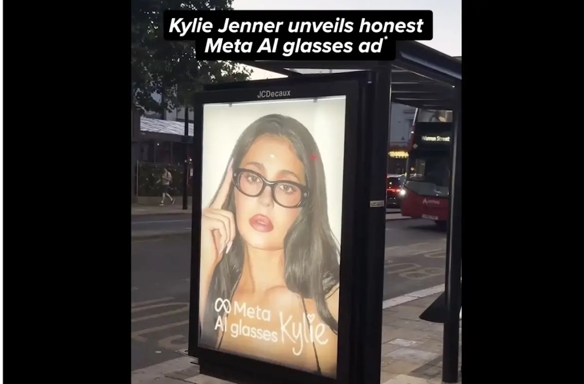 Des activistes couvrent des abribus de Londres de fausses pubs Meta contre les lunettes espionnes