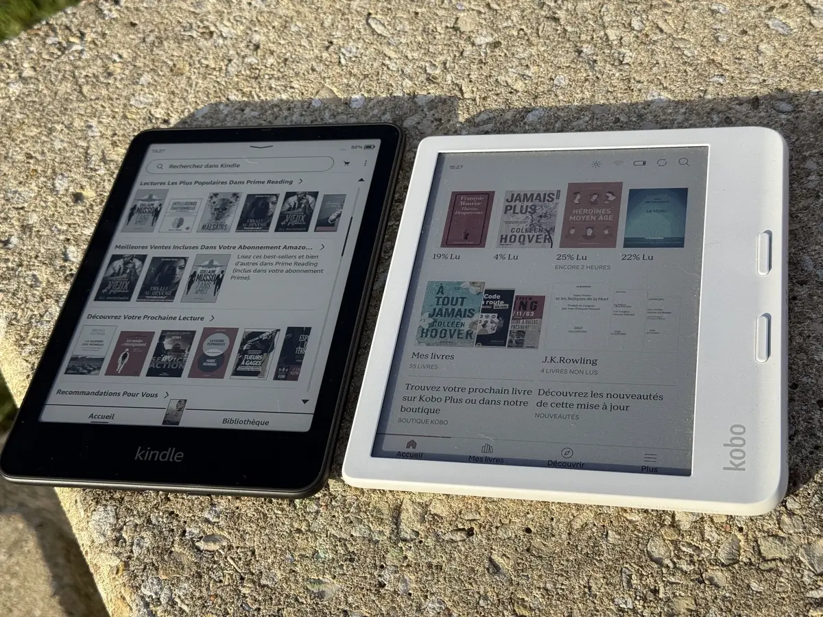 La Kindle Colorsoft à 300 euros et la Kobo Libra Colour, vendue elle 230 euros