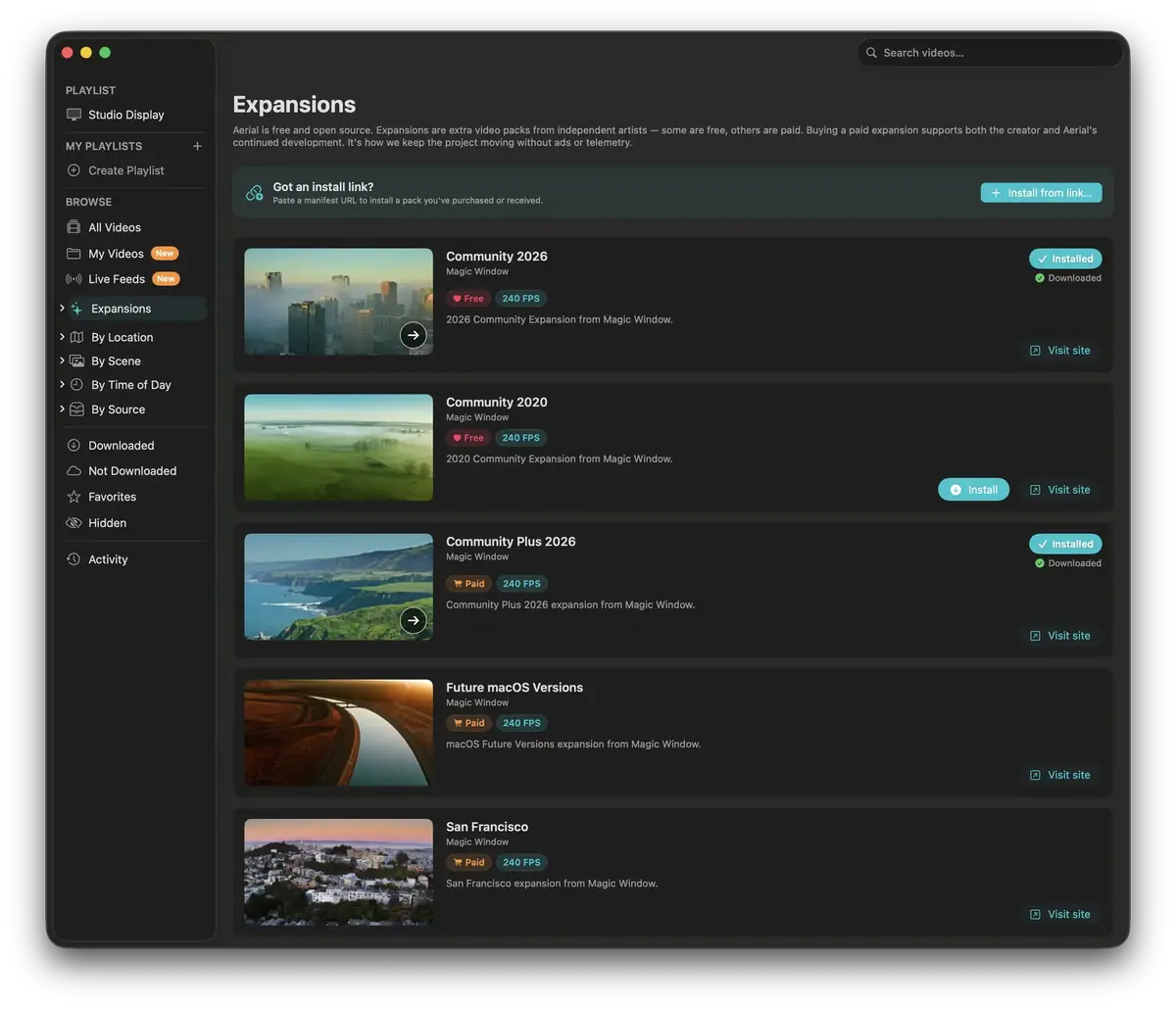 Aerial 4 d&eacute;barque sur Mac, et il fait mieux que la version d'Apple