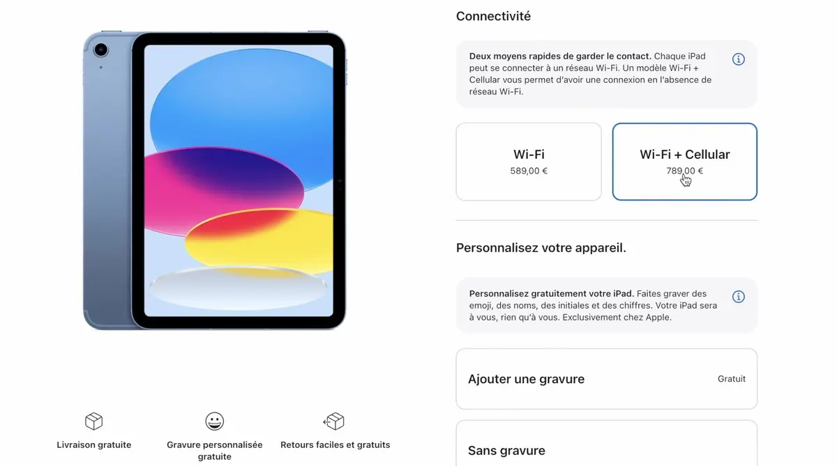 iPad 10 - le test 2023