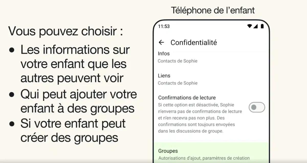 WhatsApp renforce son contr&ocirc;le parental pour les ados&nbsp;: ce qui change