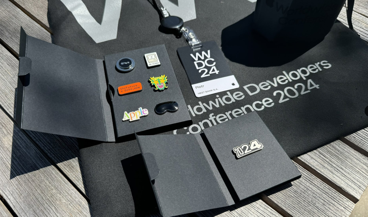 WWDC 2024 : de jolis goodies pour les rares développeurs présents sur place (photos)