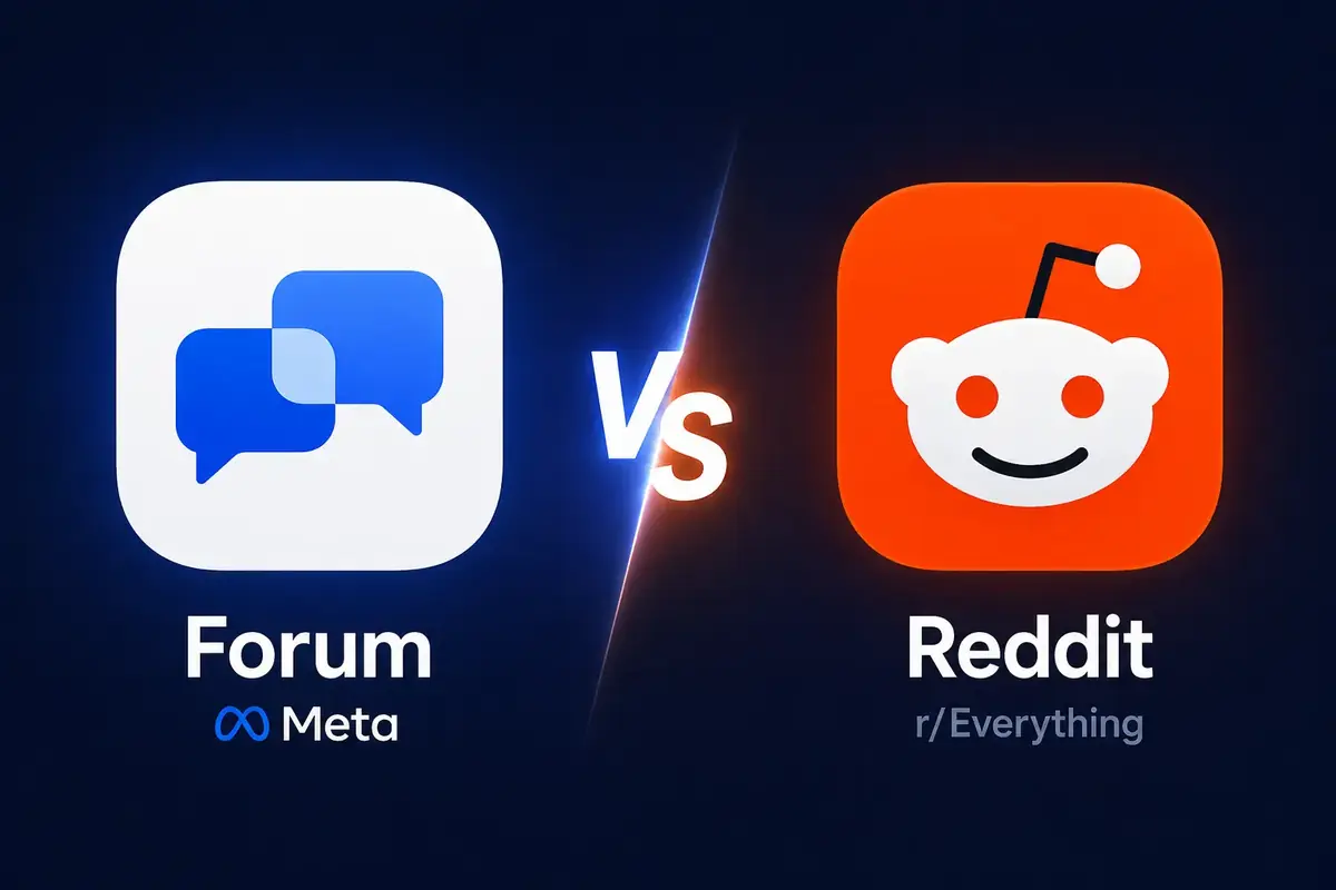 Meta lance discr&egrave;tement Forum, une nouvelle application inspir&eacute;e de Reddit