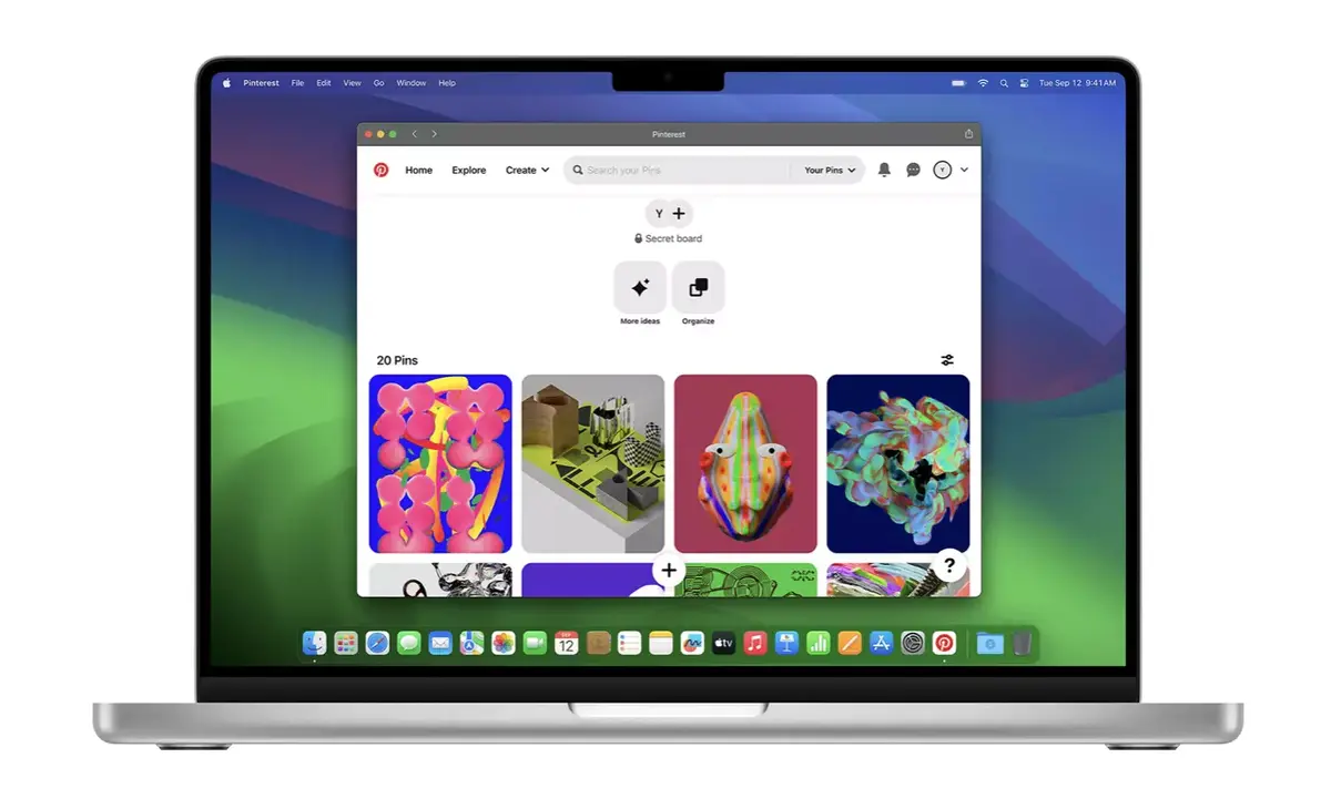 macOS Sonoma désactiver l'affichage du bureau fond d'écran