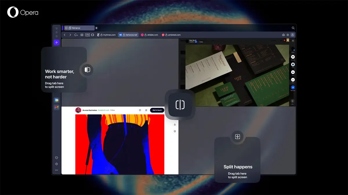 Toutes les nouveaut&eacute;s d'Opera One R3&nbsp;: onglets intelligents, IA repens&eacute;e et immersion sonore