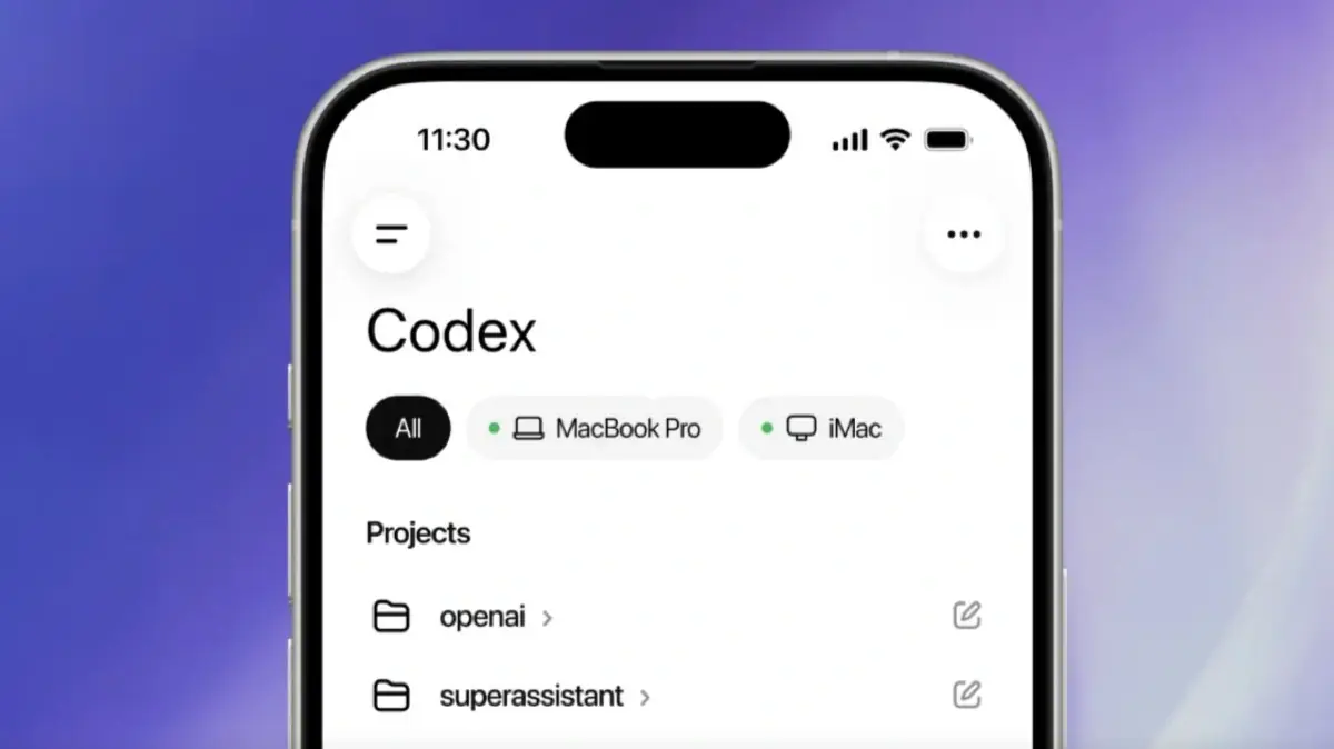 Codex d&eacute;barque dans l'app ChatGPT sur iOS et Android