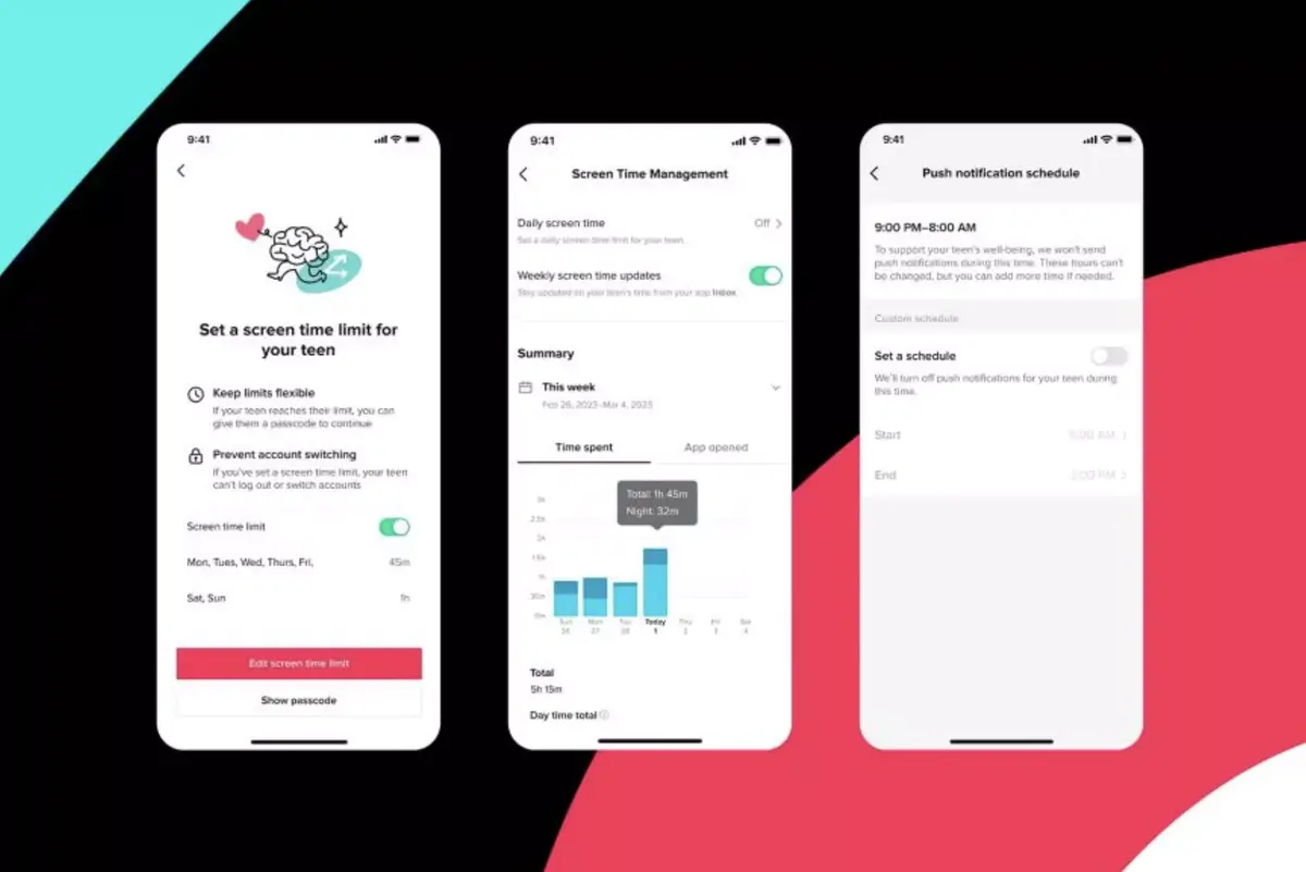 TikTok limitera automatiquement le temps d'utilisation pour les mineurs (ou presque)