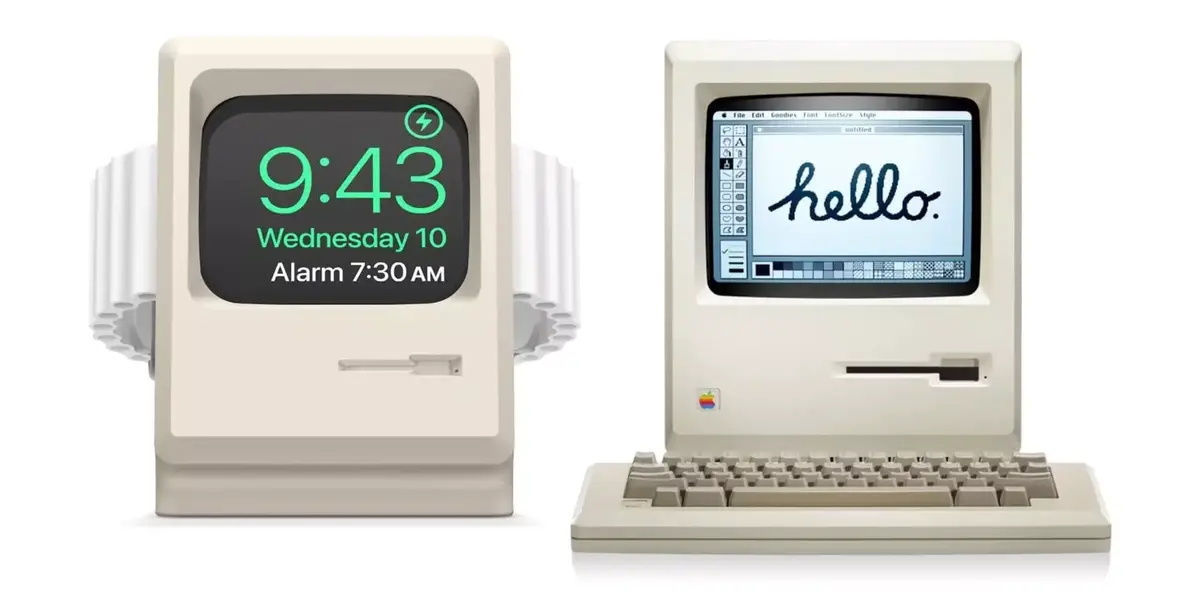 Elago transforme l'Apple Watch Ultra en un Macintosh Vintage (pour la charger) !