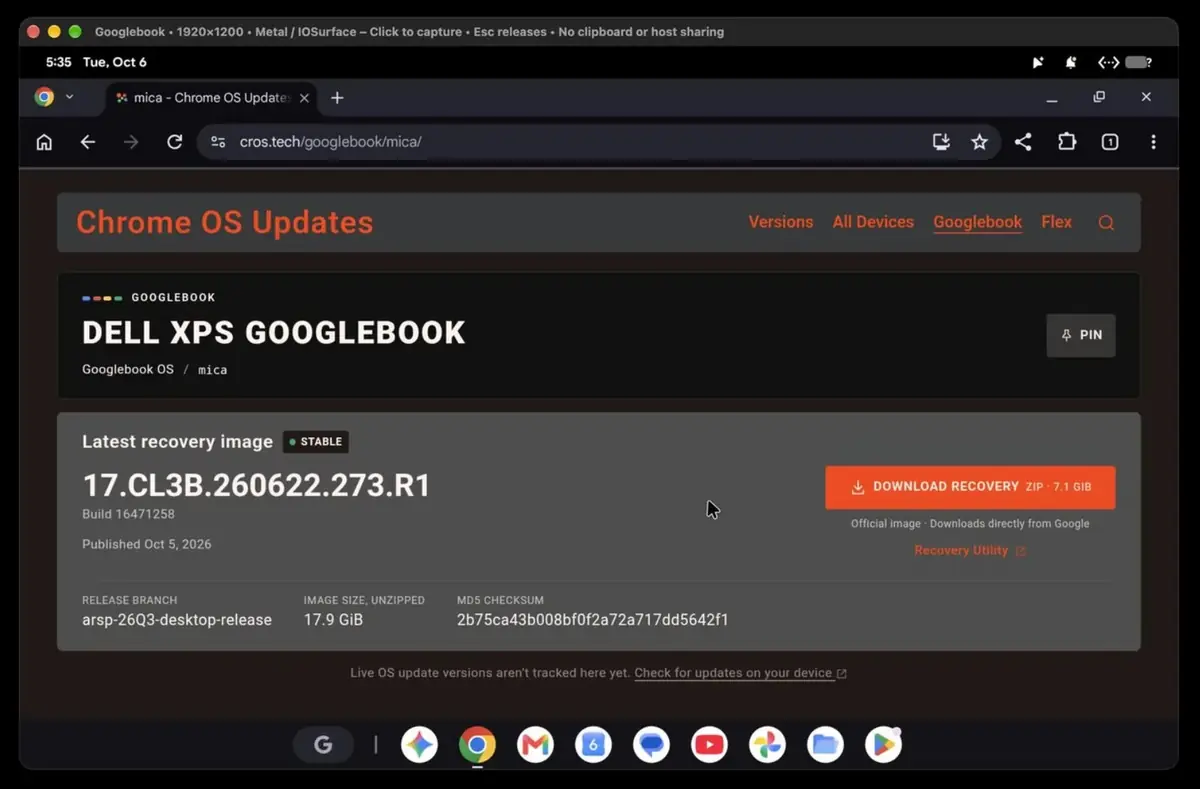 Googlebook OS tourne d&eacute;j&agrave; sur les Mac, sans acheter le PC de Google