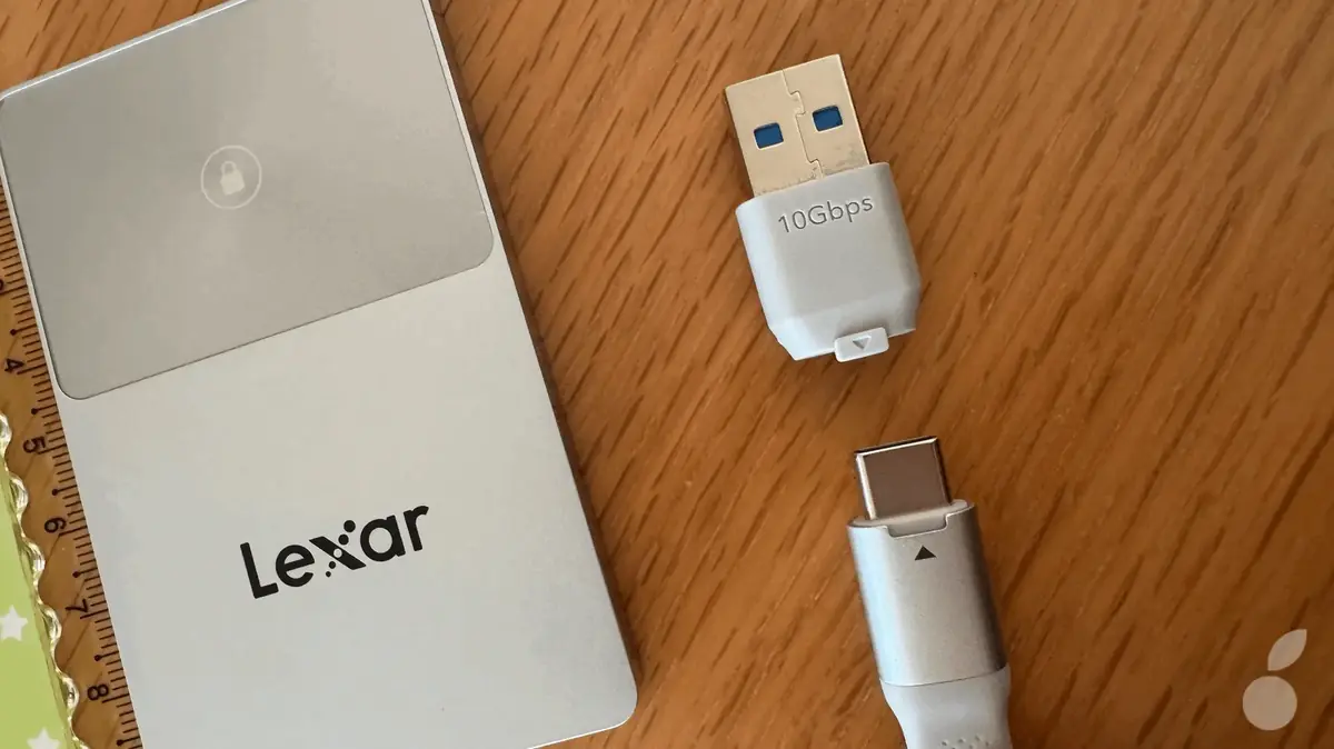 Test du Lexar TouchLock Portable SSD&nbsp;: un disque externe MagSafe NFC pour l&rsquo;iPhone