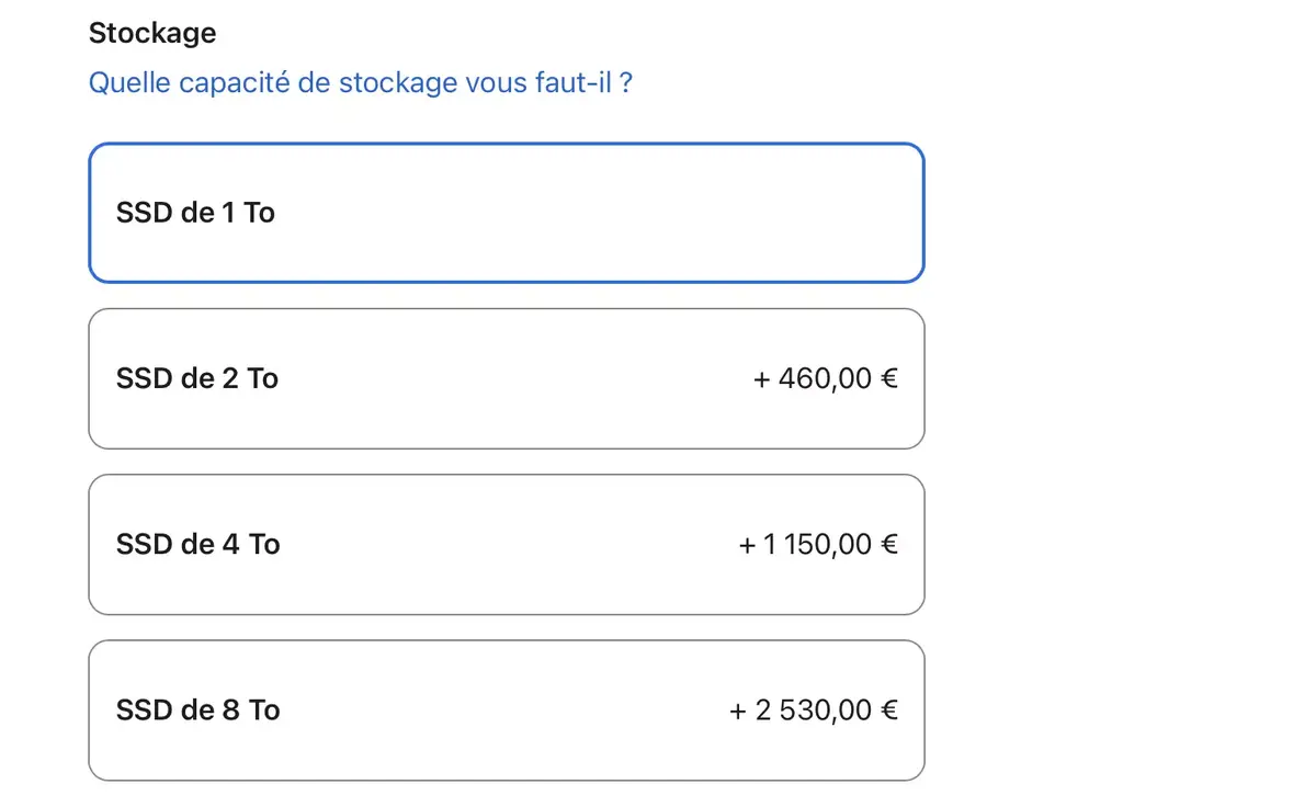 8 529€ ! Les tarifs s'envolent pour le MacBook Pro toutes options !