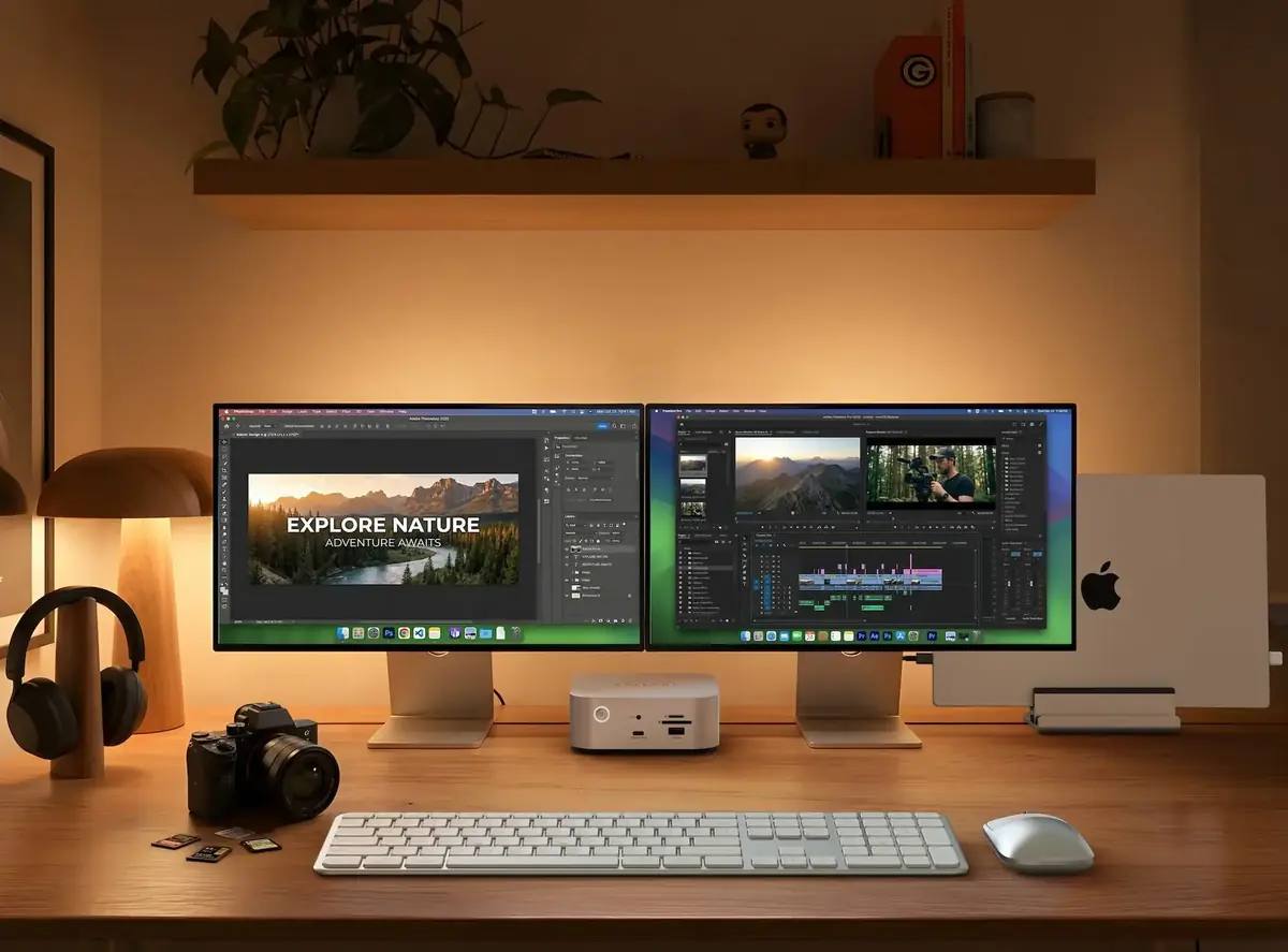 Satechi d&eacute;voile le CubeDock, un dock Thunderbolt 5 au design Mac mini avec SSD int&eacute;gr&eacute;