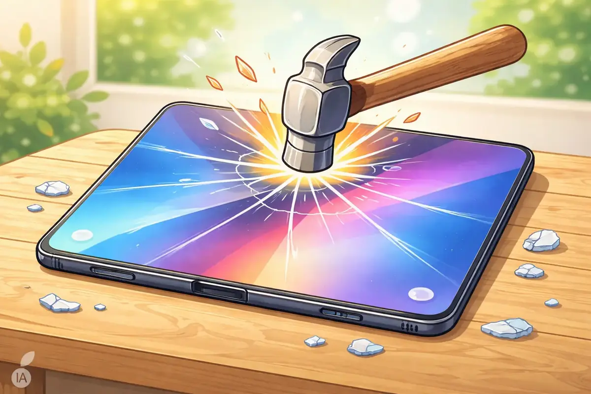 iPhone Fold Samsung r&eacute;sistance