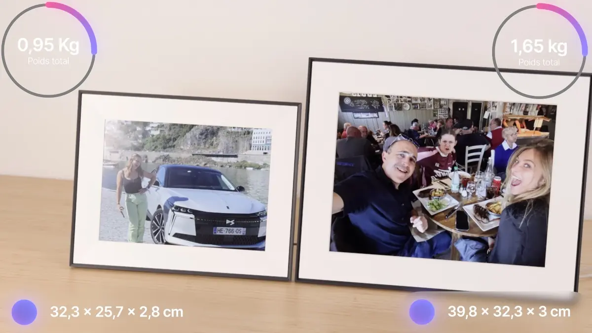 Test Aura Aspen et Walden&nbsp;: des cadres photo compatibles iCloud et LivePhoto&nbsp;!