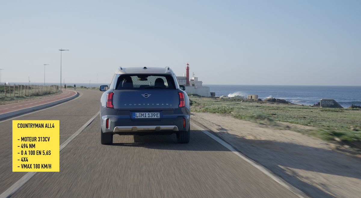 Essai Mini Countryman 2024 : électrique, CarKey, écran rond, conduite autonome... la révolution !