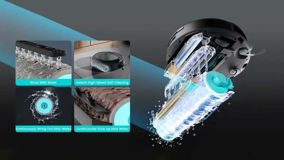 Lefant M5 Pro et M5 Max&nbsp;: deux nouveaux robots aspirateurs qui misent sur le lavage en continu