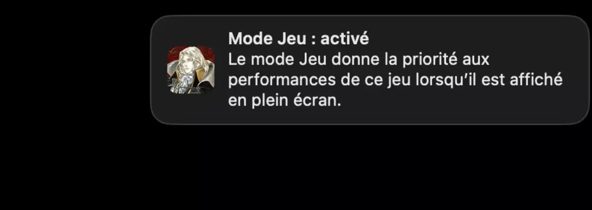 macOS Sonoma : comment savoir si le Mode Jeu est activé ?