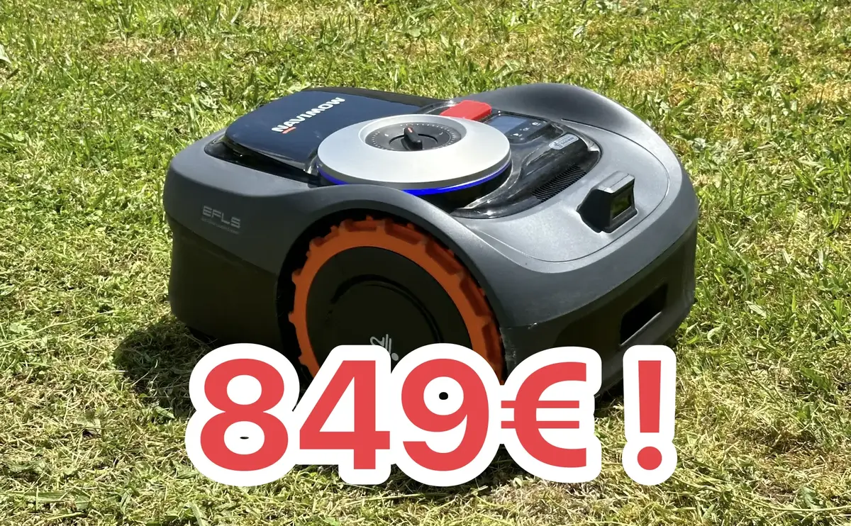 Robot tondeuse Segway Navimow prix le plus bas promo Black Friday